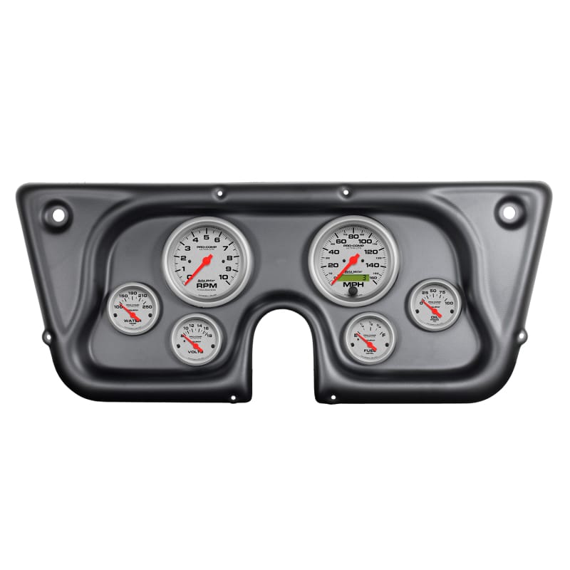 AutoMeter — DIR FIT DSH KT, CHEVY TRK C/K/K5/SUBRBN 67-72, TACH/MPH/FUEL/OILP/WTMP/VOLT, UL