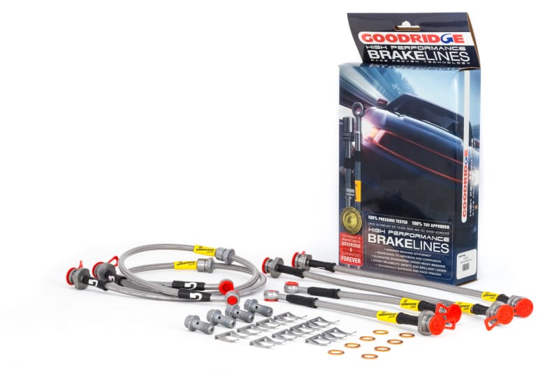 Goodridge — G-STOP SS Braided Brake Line Kit