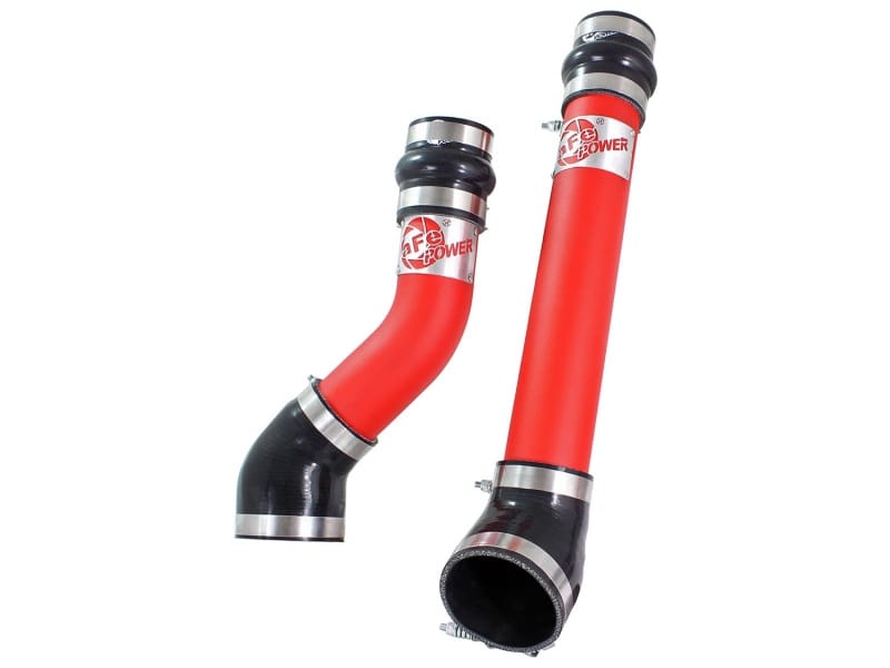 aFe — BladeRunner 3 IN Aluminum Hot and Cold Charge Pipe Kit Red