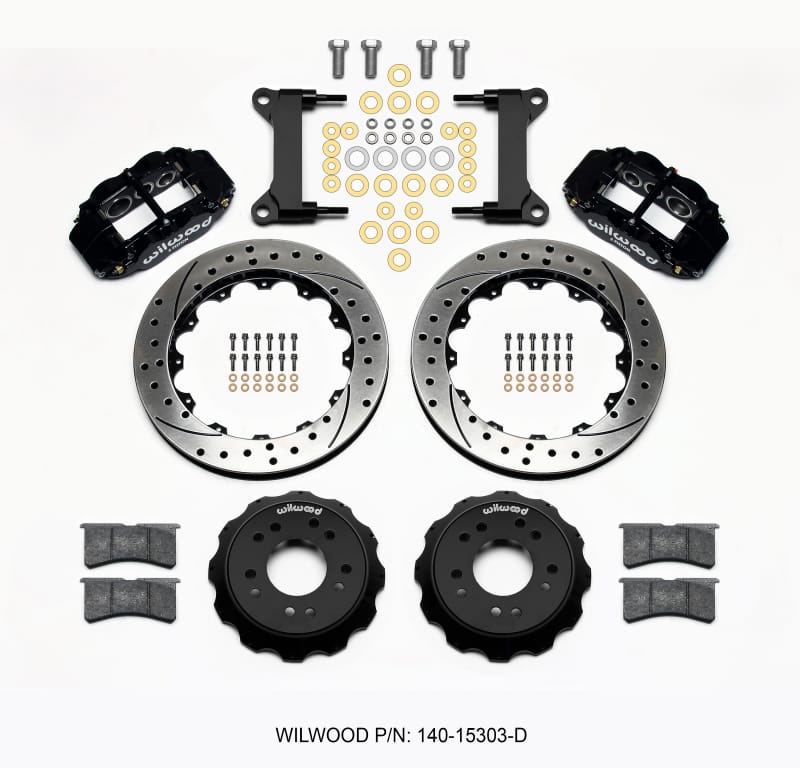 Wilwood — KIT,FRONT,WWE C10 ALUM PRO SPINDLE FNSL6R,13.06 ROTOR,SRP