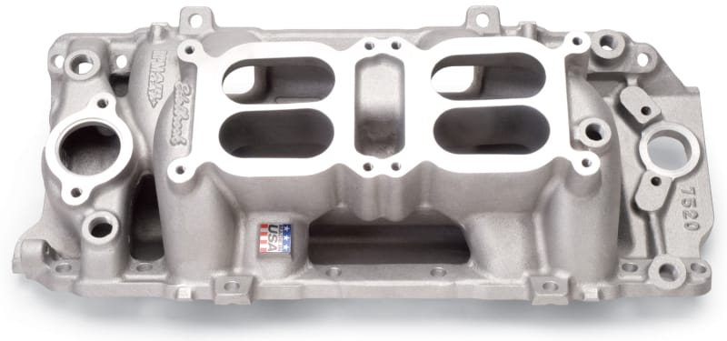 Edelbrock — Edelbrock Manifold Dual Quad RPM Air Gap BB Chevy Oval Port
MANIFOLD