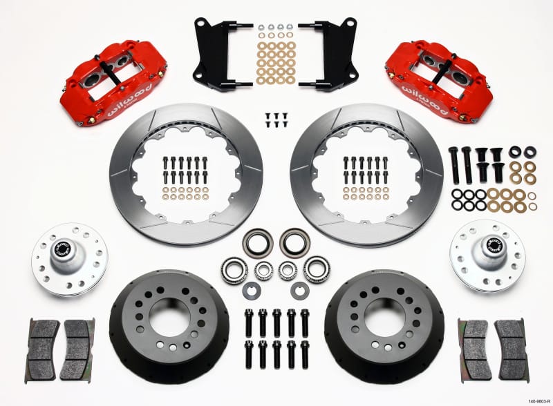 Wilwood — KIT,FRONT,CAMARO/NOVA,67-72,BIG BRAKE RADIAL MT,13.00 ROTOR,RED
