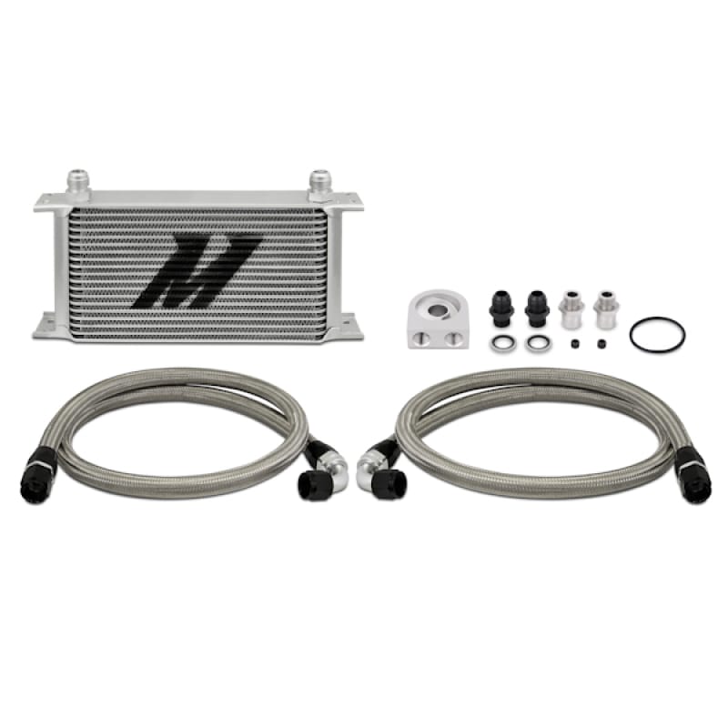 Mishimoto — Universal Oil Cooler 19-Row, Silver, Kit
Universal Oil Cooler Kit, 19 Row