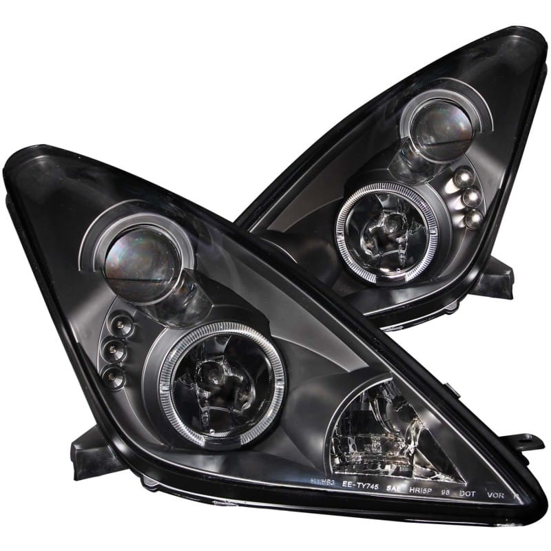 ANZO — ANZO 2000-2005 Toyota Celica Projector Headlights w/ Halo Black
Head Light Set
HdLtSet