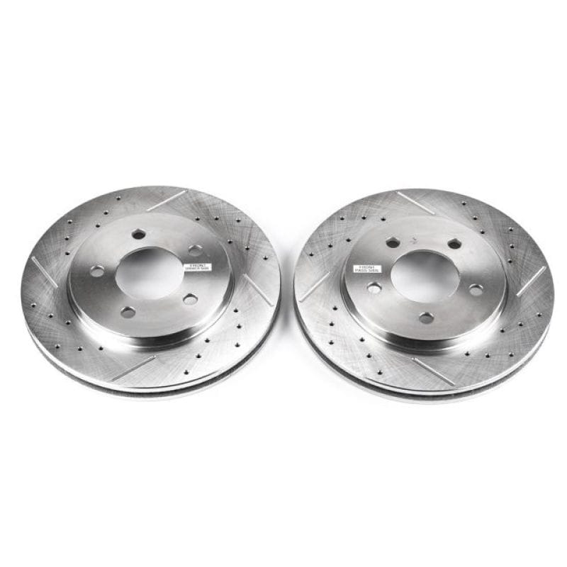 PowerStop — PowerStop Evolution Performance Drilled, Slotted & Plated Brake Rotor Pair