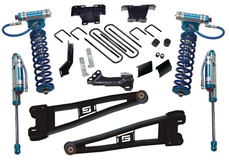 Superlift — 4" Radius Arm Lift Kit - 23-25 F250/F350 4WD Dsl w/King Coilovers & RearResShcks
4in. Radius Arm Lift Kit-23-25 F250/F350 4WD Dsl w/King Coilovers/RearResShcks