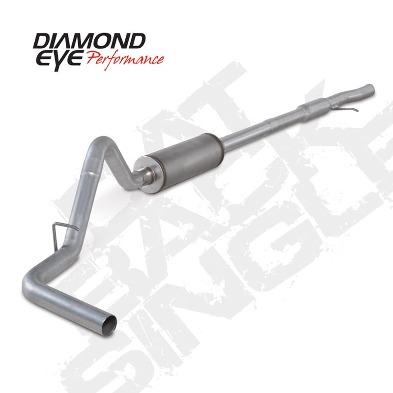 Diamond Eye Performance — 2015-2016 CHEVY 1500 4.3L & 5.3L 3" ALUMINIZED CAT BACK SINGLE