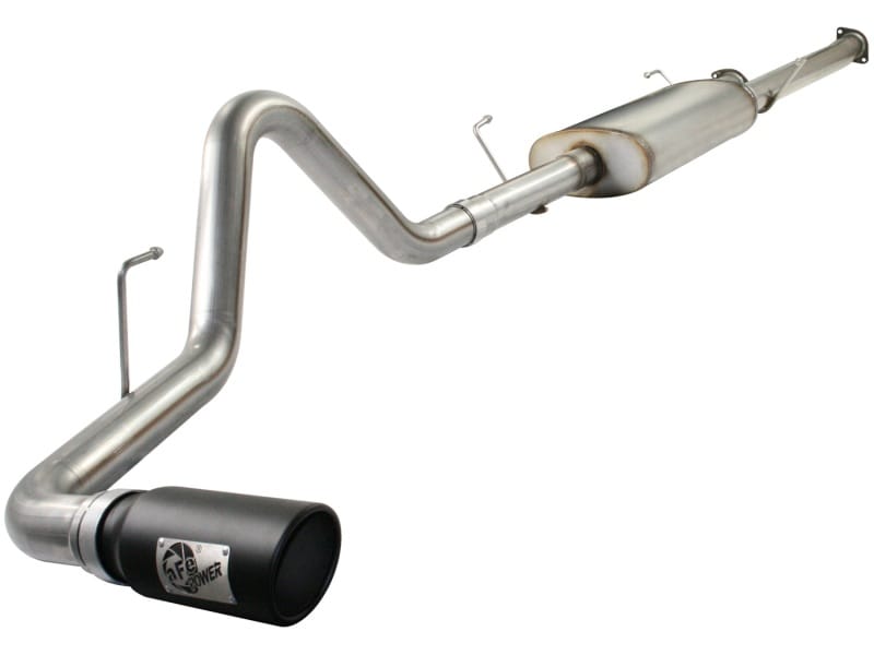 aFe — MACH Force-Xp 3 IN 409 Stainless Steel Cat-Back Exhaust System w/Black Tip
MACHForce XP Cat-Back SS-409 Exhaust System