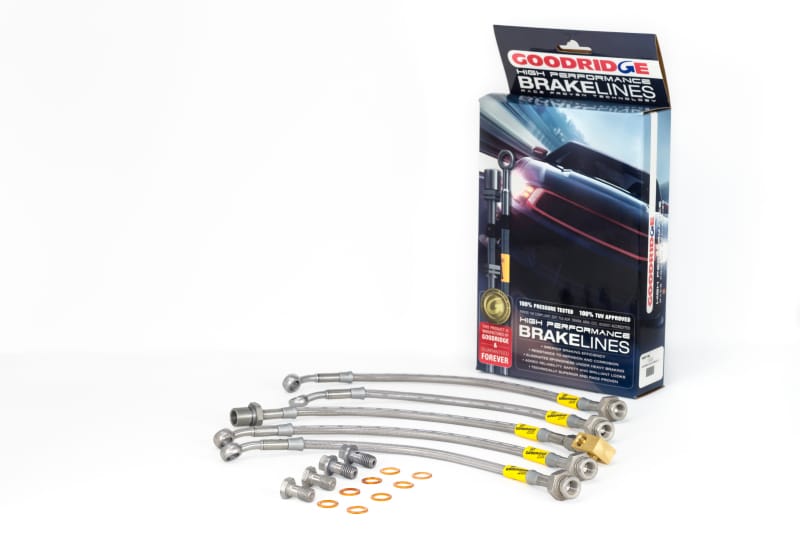 Goodridge — G-STOP SS Braided Brake Line Kit