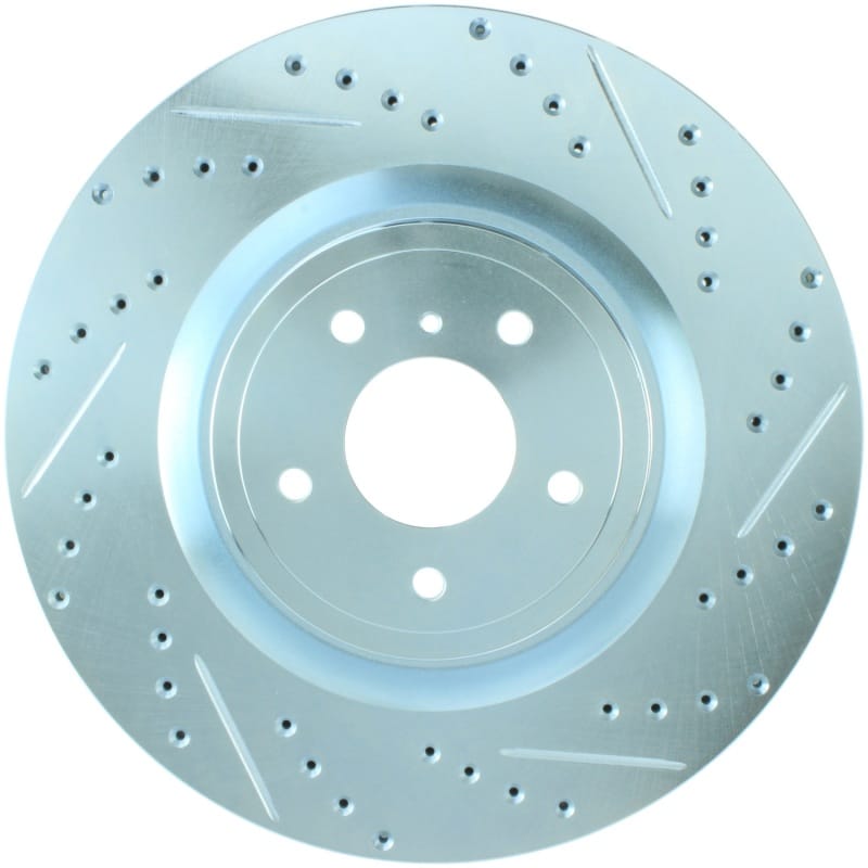 Stoptech — StopTech Select Sport Drilled and Slotted Brake Rotor; Front Left
Select Sport Drilled/Slotted Rotor