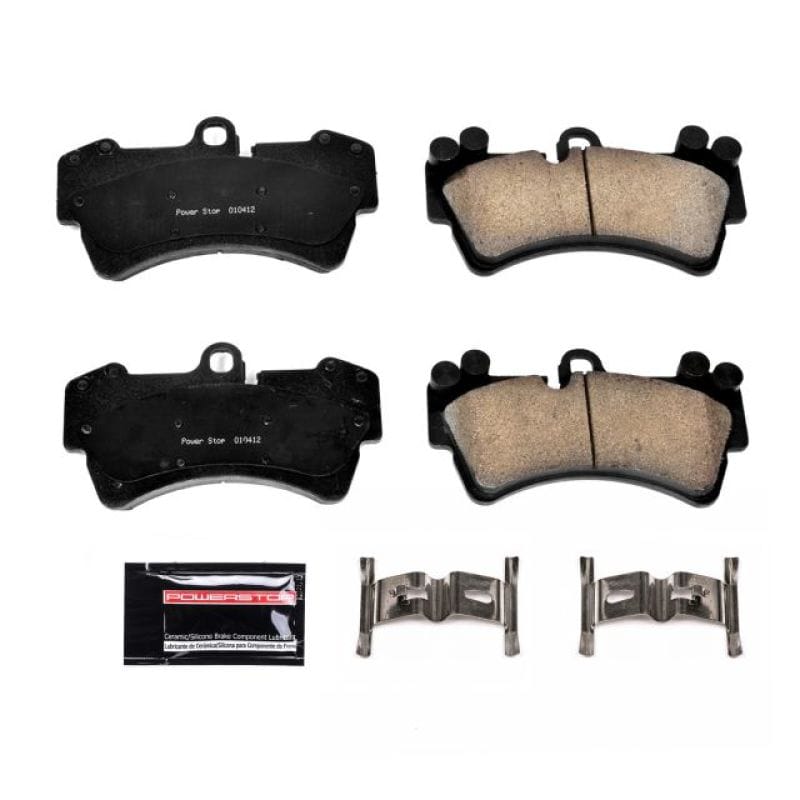 PowerStop — PowerStop - Z23 Daily Driver Carbon-Fiber Ceramic Brake Pads with Hardware Kit