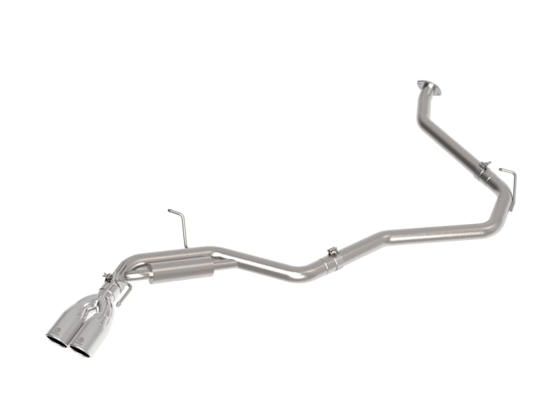 aFe — Takeda 2-1/2 IN 304 Stainless Steel Cat-Back Exhaust w/ Polished Tips