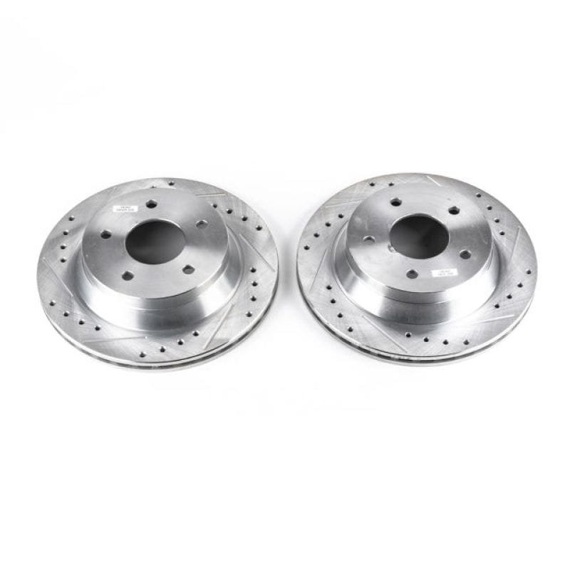PowerStop — PowerStop Evolution Performance Drilled, Slotted & Plated Brake Rotor Pair