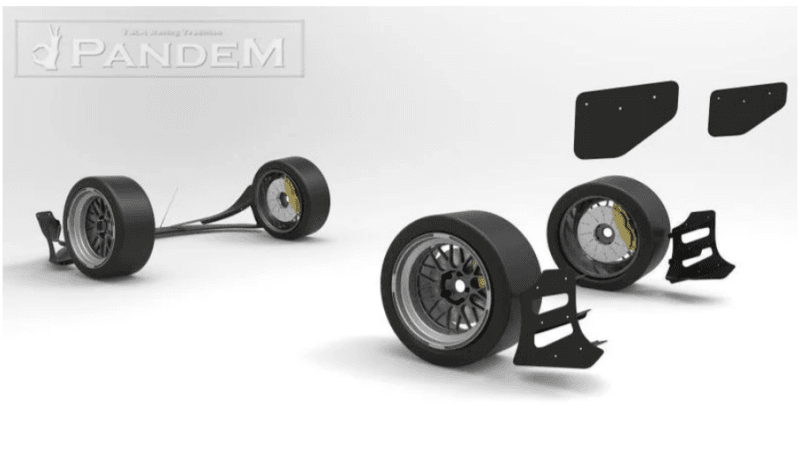 GReddy — GReddy 2012+ Scion FR-S Pandem Wide Body V3.5 Rear Canards