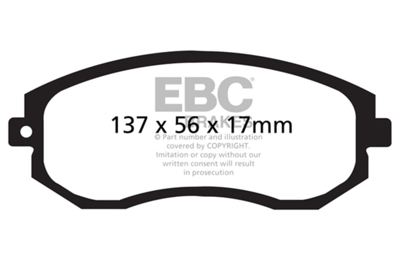 EBC — Redstuff Ceramic Low Dust Brake Pads