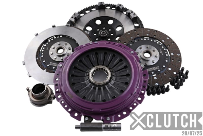 XCLUTCH — Clutch Kit Inc Flywheel; 9" Twin Solid Organic Clutch Discs