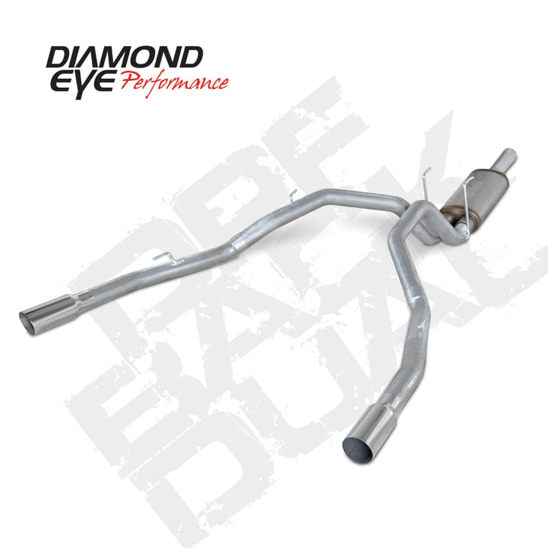 Diamond Eye Performance — 2014 RAM 3.0L ECO-DIESEL 1500 3" DPF BACK DUAL ALUMINIZED