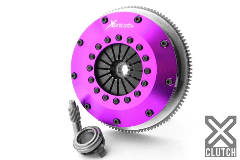 XCLUTCH — Clutch Kit Inc Chromoly Flywheel; 8" Twin Sprung Ceramic Clutch Discs