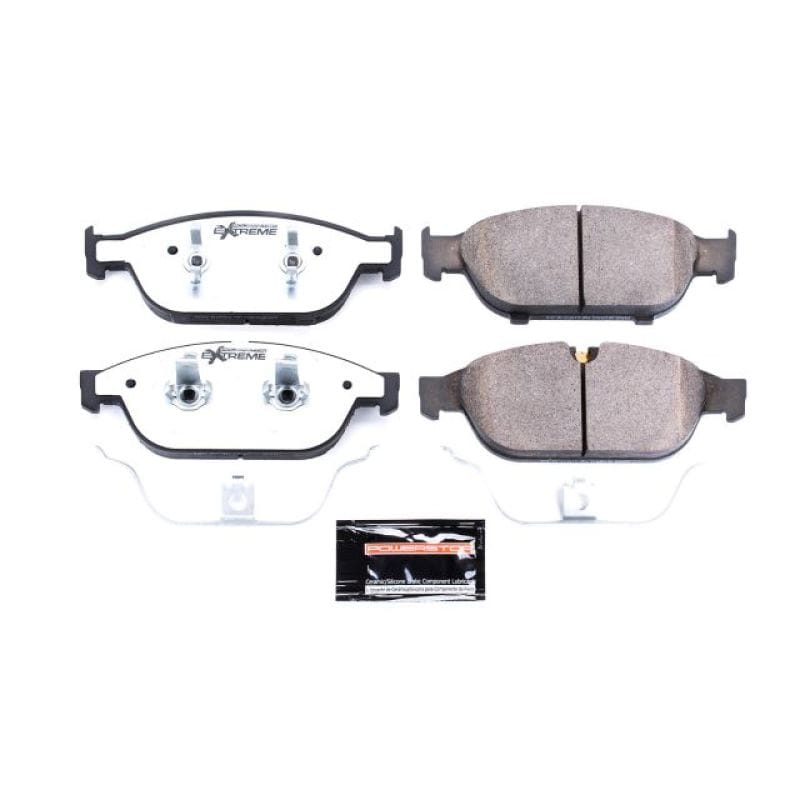 PowerStop — PowerStop - Z26 Performance Carbon-Fiber Ceramic Brake Pads with Hardware Kit