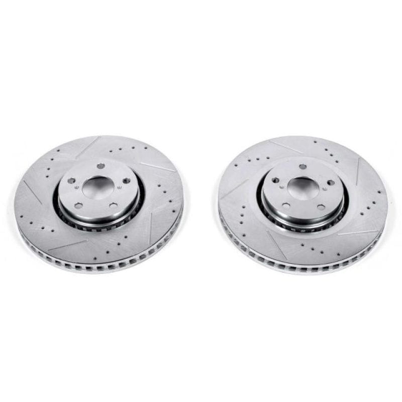 PowerStop — PowerStop Evolution Performance Drilled, Slotted & Plated Brake Rotor Pair