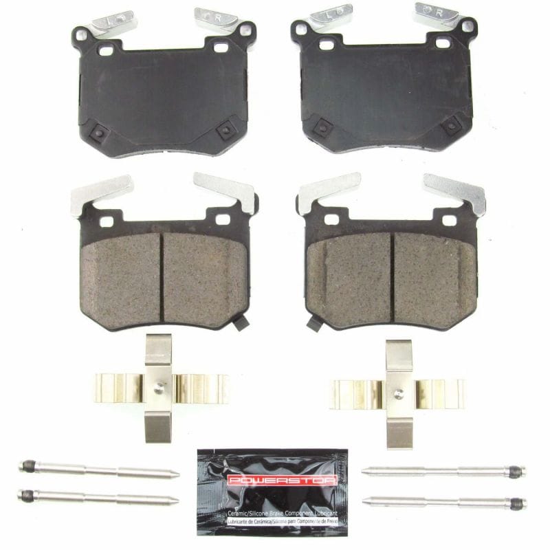 PowerStop — PowerStop - Z23 Daily Driver Carbon-Fiber Ceramic Brake Pads with Hardware Kit