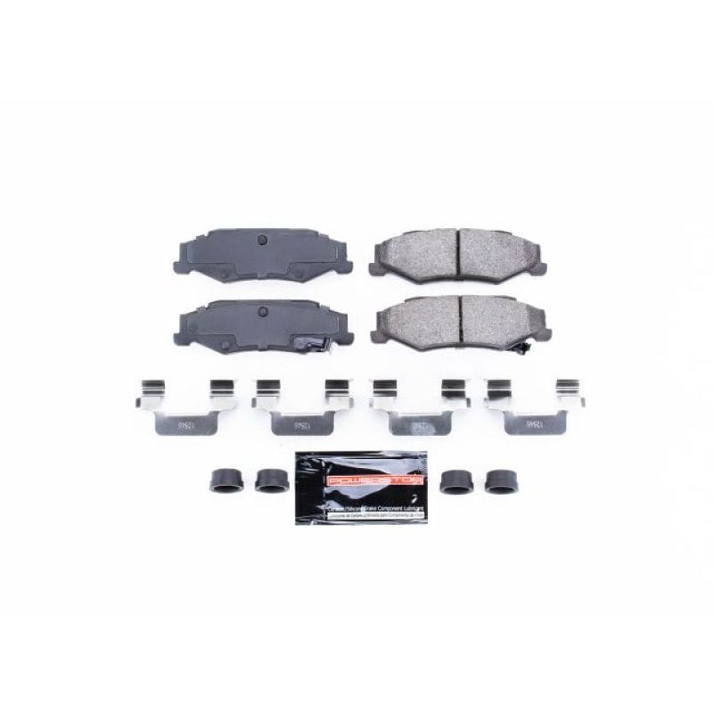 PowerStop — PowerStop - Z23 Daily Driver Carbon-Fiber Ceramic Brake Pads with Hardware Kit