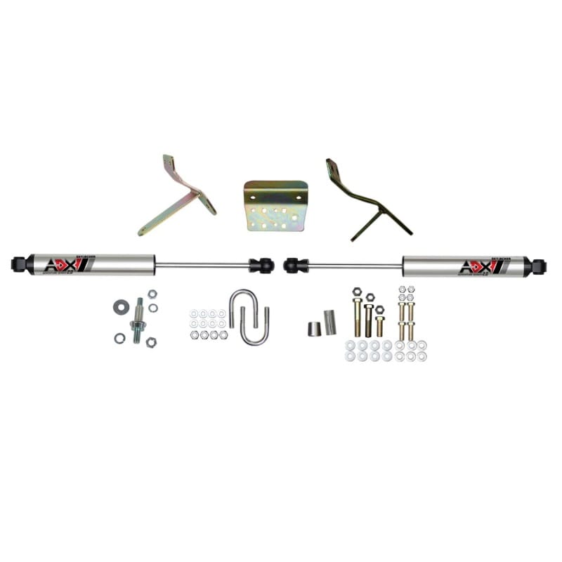 Skyjacker — ADX 2.0 CNC Machined Polished Aluminum Dual Stabilizer Kit.