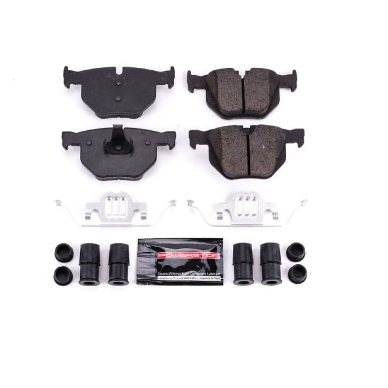 PowerStop — PowerStop - Z23 Daily Driver Carbon-Fiber Ceramic Brake Pads with Hardware Kit