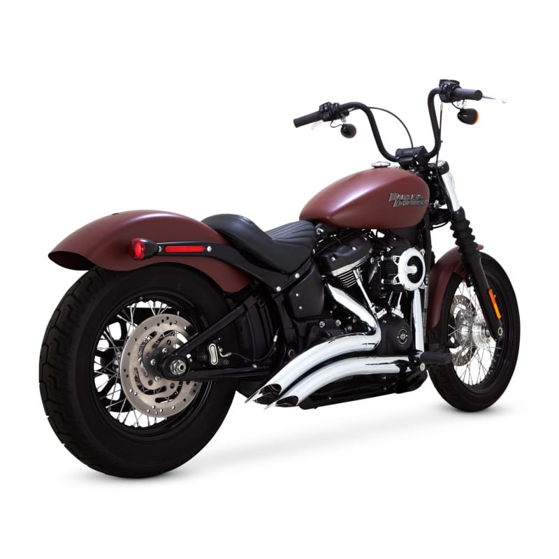Vance and Hines — Vance & Hines 18-22 HD Softail / Street Bob 2-2 PCX Big Radius Full System Exhaust - Chrome