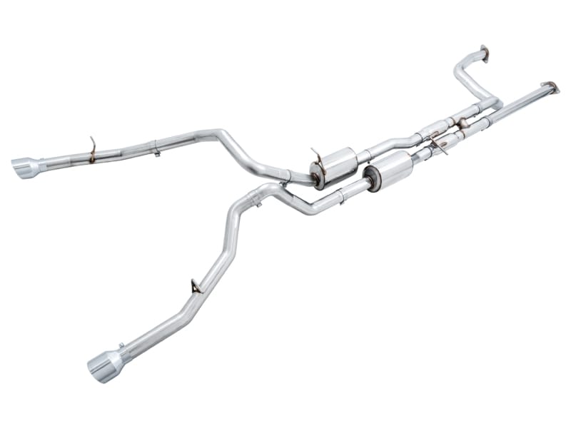 AWE Tuning — AWE 0FG Catback for RAM TRX - Chrome Tips