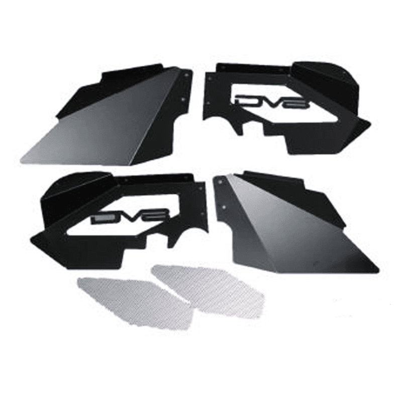 DV8 Offroad — Inner Fender; Front; Black Finish