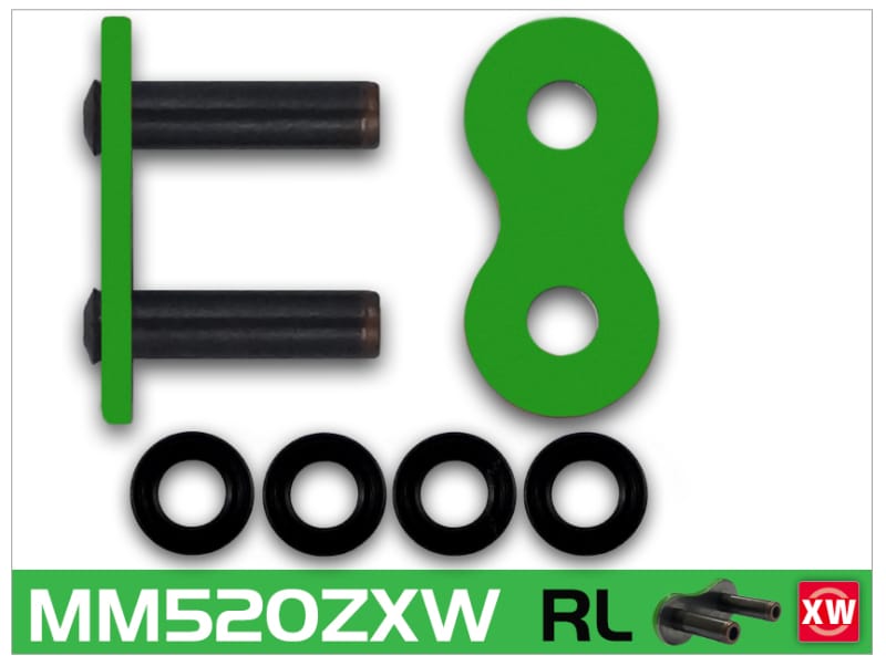 RK Chain — RK Chain MM520ZXW-RIVET - Green
