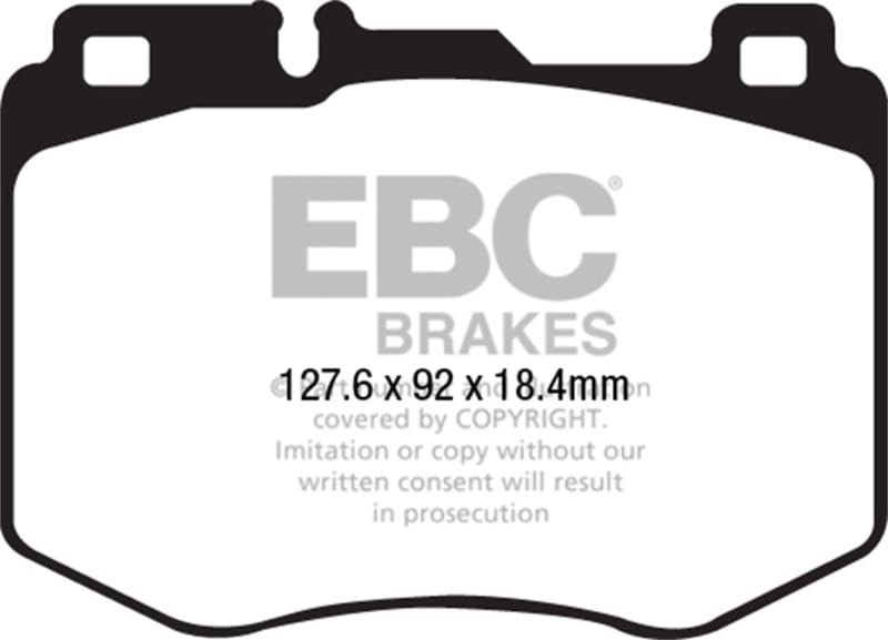 EBC — EBC 15-16 Mercedes-Benz C400 (W205) 3.0 Twin Turbo 4-Matic Redstuff Front Brake Pads
Disc Brake Pad