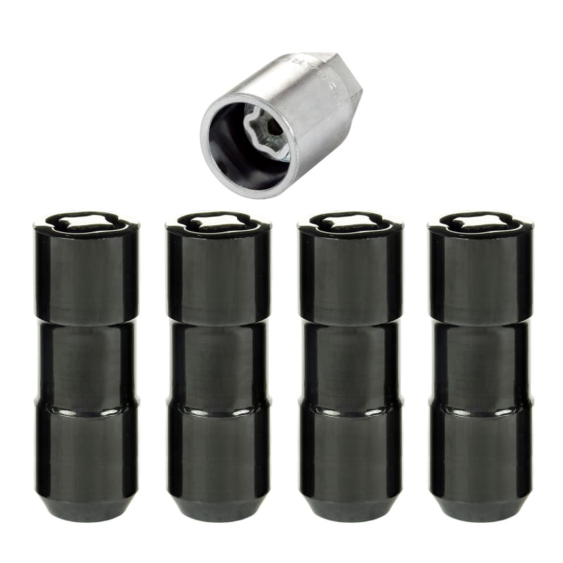 McGard — Cone Seat Exposed Style Wheel Locks-Black