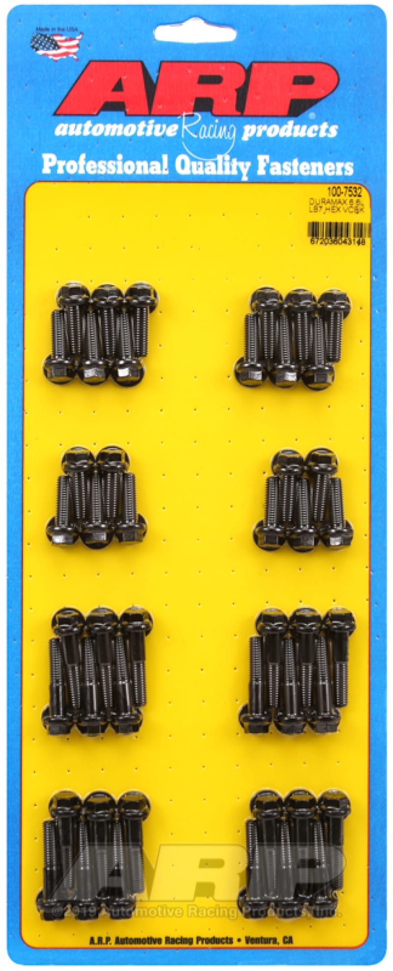 ARP — ARP Duramax 6.6L LB7 Hex Valve Cover Bolt Kit