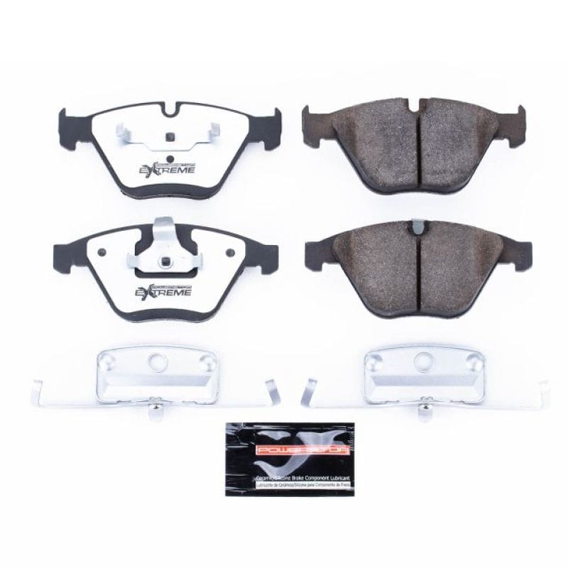 PowerStop — PowerStop - Z26 Performance Carbon-Fiber Ceramic Brake Pads with Hardware Kit