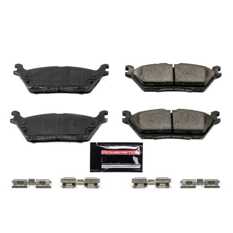 PowerStop — PowerStop - Z23 Daily Driver Carbon-Fiber Ceramic Brake Pads with Hardware Kit