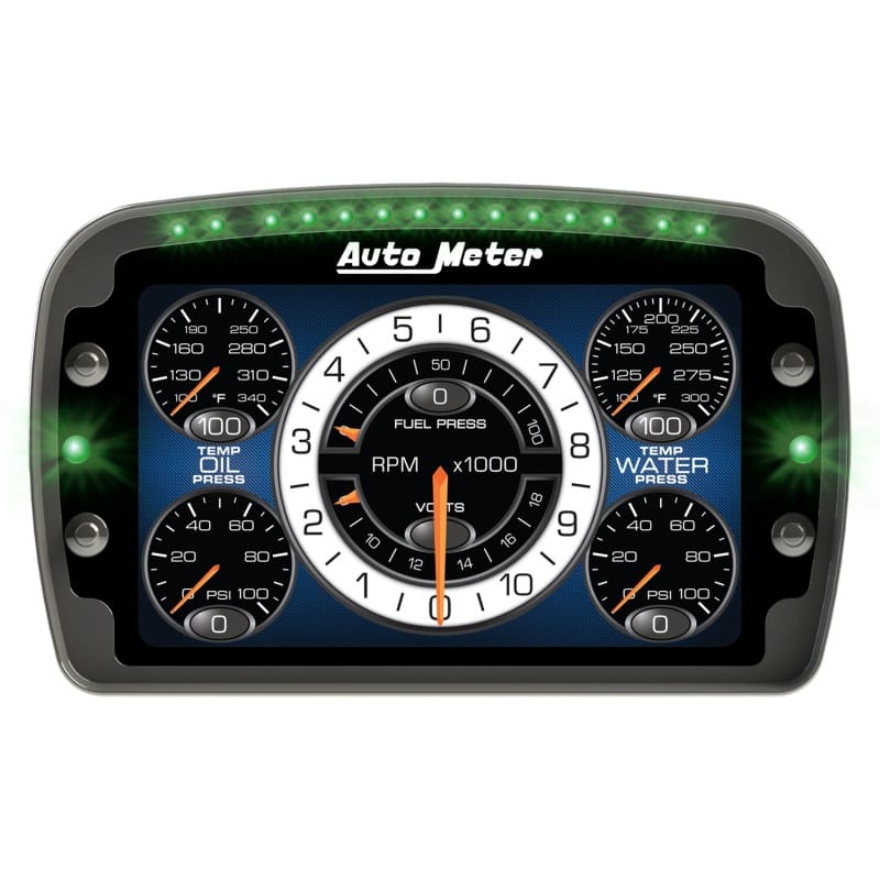 AutoMeter — Autometer Racing Instrument Display Color LCD Including Shift and Alarm Lights Datalogging CD7
LCD COMPETITION DASH