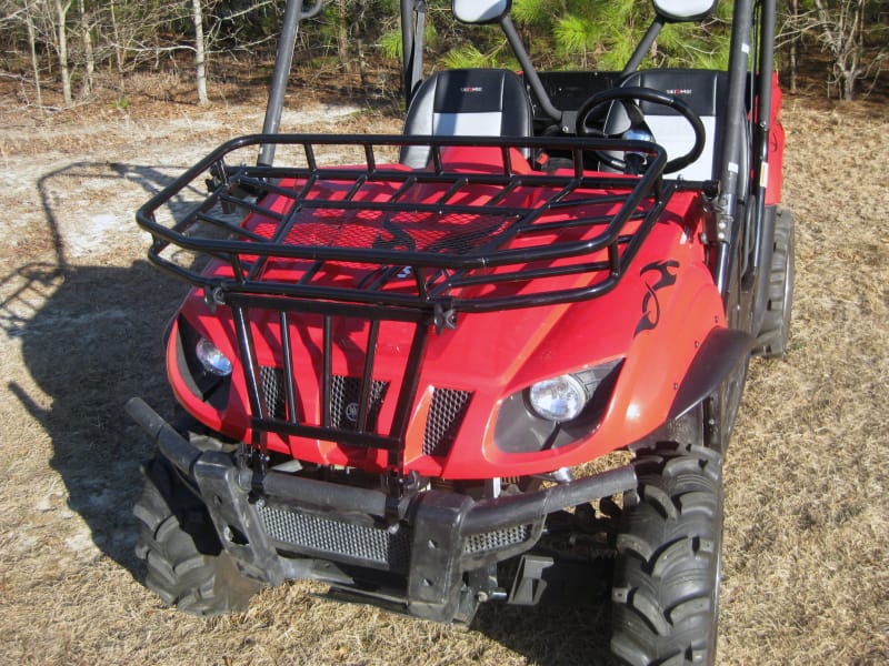 Seizmik — Seizmik 06-12 Yamaha 450-700 Rhino Universal Hood Rack - Black
