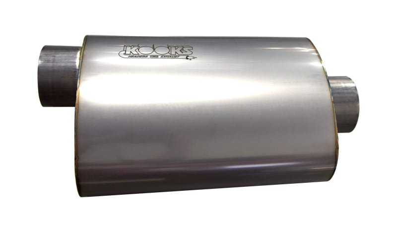 Kooks Headers — 3in. Oval Center/Offset Muffler 12in. Long Body. Stainless Steel.
3" Oval Center/Offset Muffler 12" Long Body. Stainless Steel.
