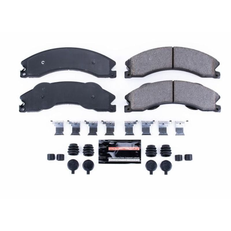 PowerStop — PowerStop - Z23 Daily Driver Carbon-Fiber Ceramic Brake Pads with Hardware Kit