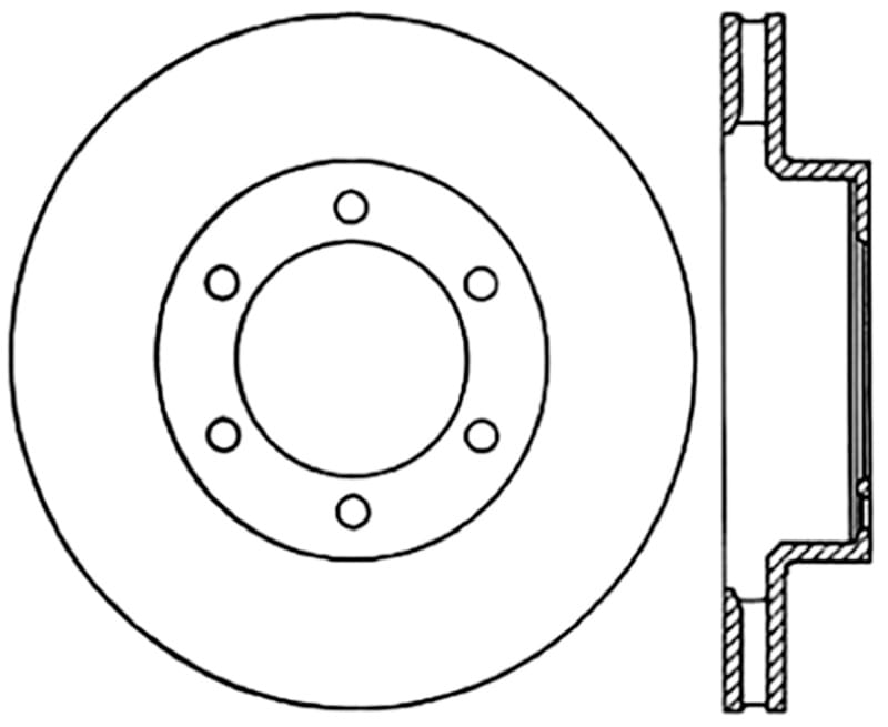 Stoptech — StopTech Sport Slotted Cryo Brake Rotor; Front Right