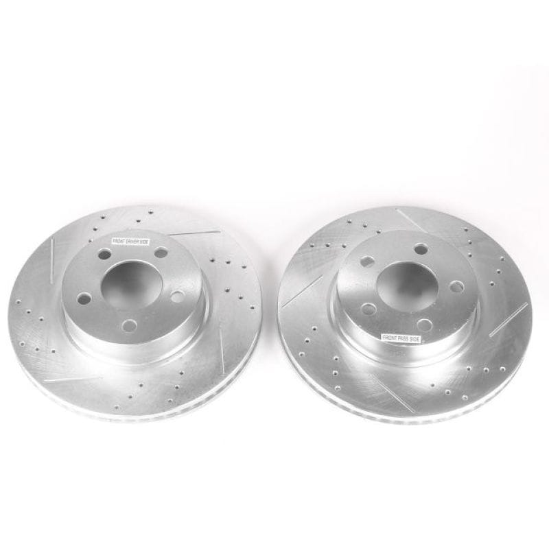 PowerStop — PowerStop Evolution Performance Drilled, Slotted & Plated Brake Rotor Pair