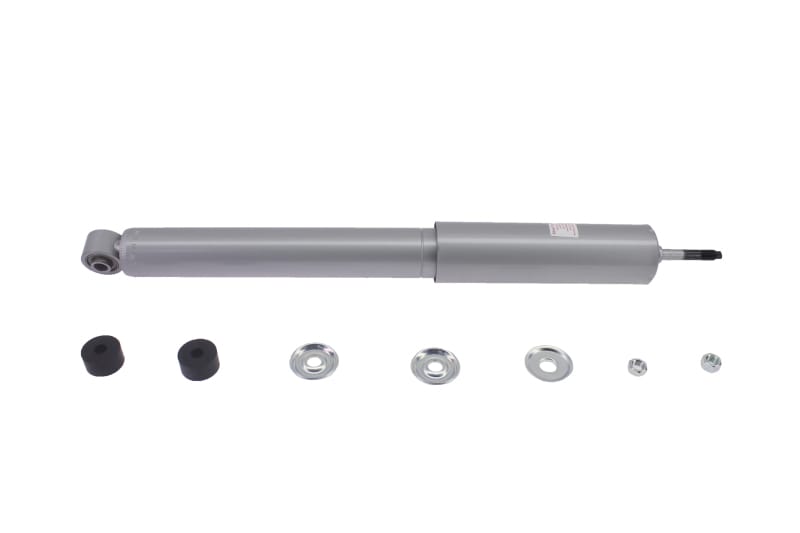 KYB — The KYB Gas-a-just monotube shock absorber has additional performance advantages over the traditional twin-tube design: It can instantly, automatically adjust to your performance needs and never experiences fade due to aeration. The KYB Gas-a-just has two separate working chambers: An air-free hydraulic piston and valve area for responsiveness and control, and a second high-pressure nitrogen gas area with a floating piston that provides a comfortable ride during normal driving and adds instant p
High Pressure Monotube Gas Shock