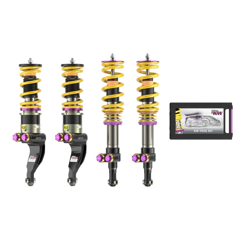 KW — 4 Way Adjustable coilovers with low & high-speed compression & rebound control
KW COILOVER KIT V5 - 30942030