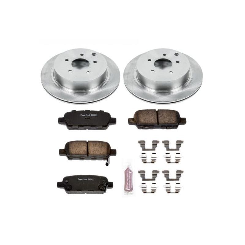 PowerStop — OE Stock Replacement Low-Dust Ceramic Brake Pad and Rotor Kit