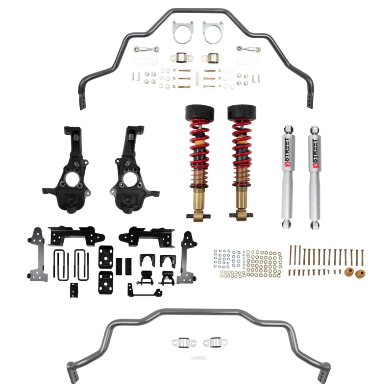 Belltech — PERFORMANCE HANDLING KIT W/ FRONT COILOVERS & FRONT SWAY BAR - 1040HK
Complete Kit Inc. Height Adjustable Front Coilovers & Rear Sway Bar