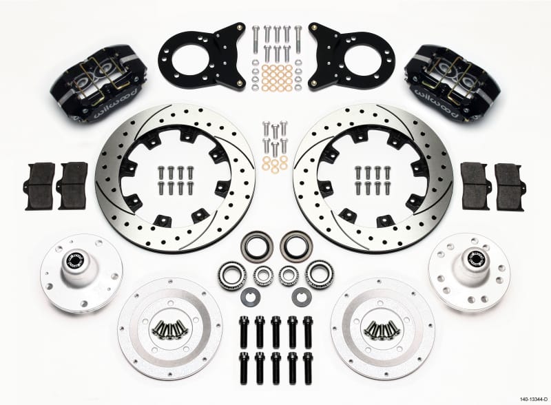 Wilwood — KIT,FRONT,MUSTANG,65-69,DP-DB,12.19 ROTOR,VENTED,DRILLED