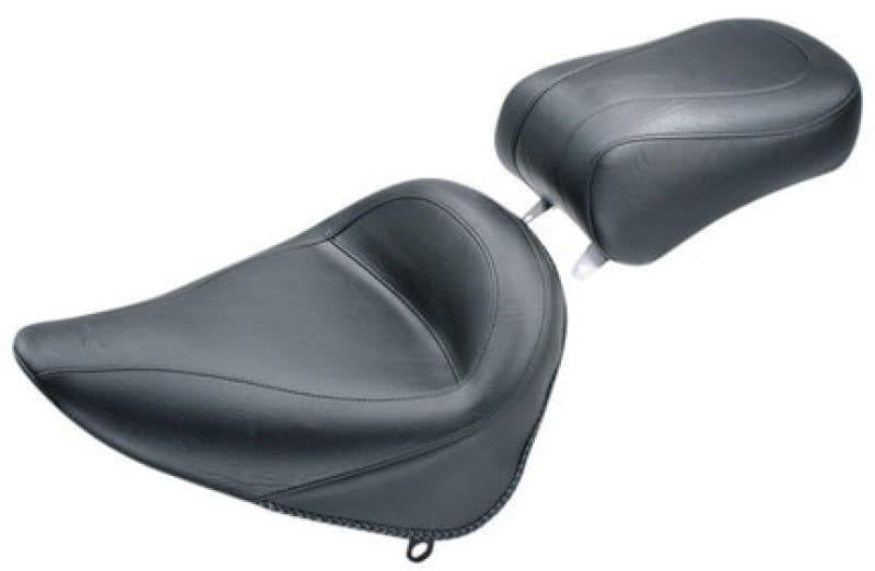 Mustang Motorcycle — Mustang 84-06 Harley Standard Rear Tire Standard Touring Passenger Seat - Black