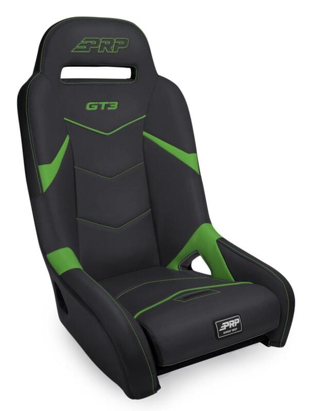 PRP Seats — PRP GT3 Suspension Seat - Black/Green
